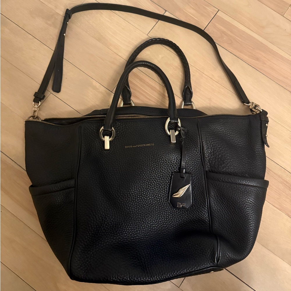 Diane Von Furstenberg leather bag